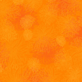 Floral Elements FE-545 Orangine by Art Gallery Fabrics, Image