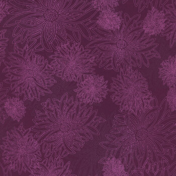 Floral Elements FE-537 Mulberry by Art Gallery Fabrics, Image