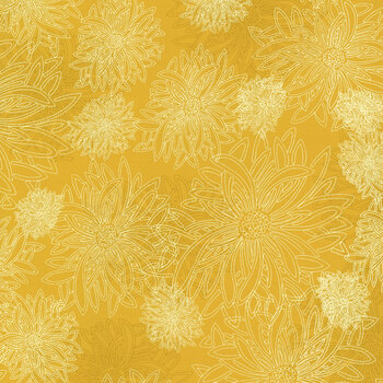 Floral Elements FE-506 Sunflower by Art Gallery Fabrics, Image