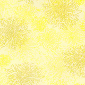 Floral Elements FE-520 Custard by Art Gallery Fabrics, Image