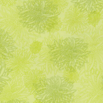 Floral Elements FE-521 Green Glow by Art Gallery Fabrics, Image