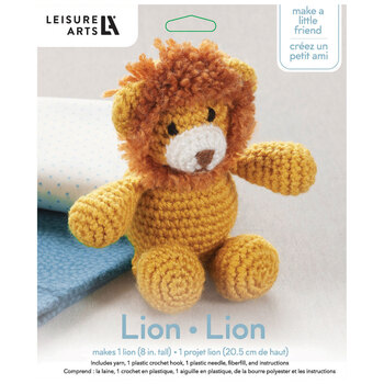 Leisure Arts Crochet Lion Kit, Image