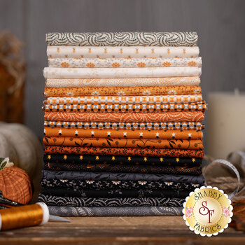 Pumpkin Licorice  20 FQ Set by Andover Fabrics, Image