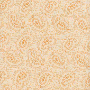 Pumpkin Licorice A1102-L Whipped Cream by Andover Fabrics, Image