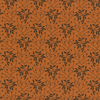 Pumpkin Licorice A1103-O Pumpkin by Andover Fabrics, Image