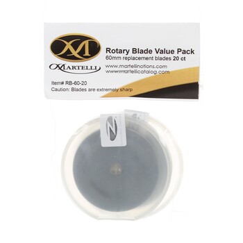 Martelli Rotary Blade 60mm Replacement Bulk Pack 20ct, Image