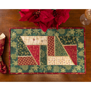  SAMPLE - Magic Stained Glass Placemats - Stof Christmas