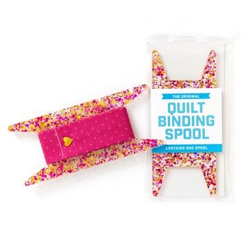 Binding Spool - Pink & Gold Glitter, Image