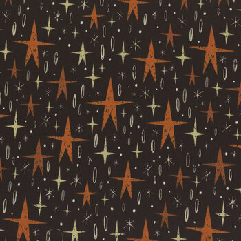 Nevermore A-1077-K Tall Stars Black by Andover Fabrics, Image