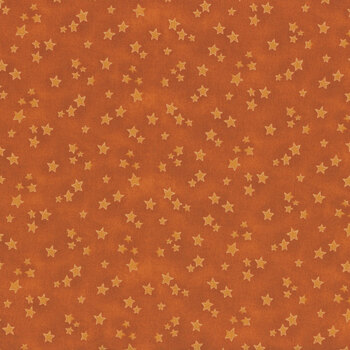 Nevermore A-1081-O Night Star Orange by Andover Fabrics