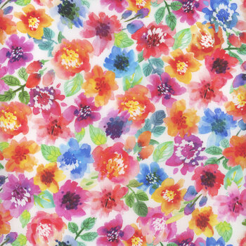 Sew Spring 3SSP-1 Multi Floral by Jason Yenter for In The Beginning Fabrics REM, Image