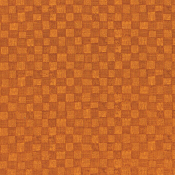 Nevermore A-1082-O Checkerboard Orange by Andover Fabrics, Image