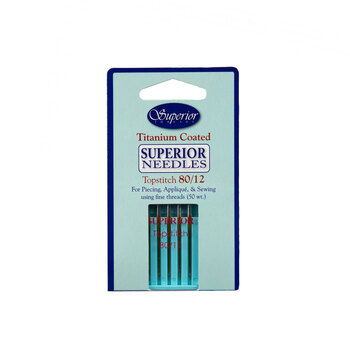 Superior Topstitch Machine Needles - Size 80/12 - 5ct, Image