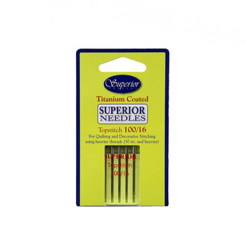 Superior Topstitch Machine Needles - Size 100/16 - 5ct, Image