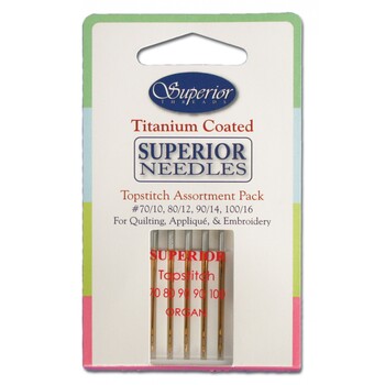 Superior Topstitch Machine Needle Assortment - 5ct, Image