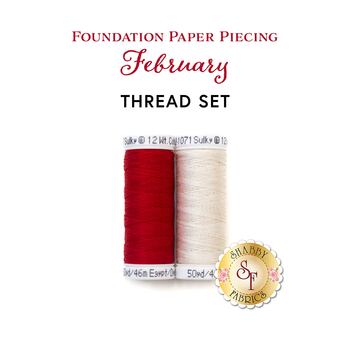  Foundation Paper Piecing - February - 2pc Thread Set