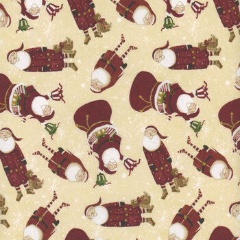 Gingerbread Christmas Y4118-60 Dark Butter by Dan DiPaolo for Clothworks, Image