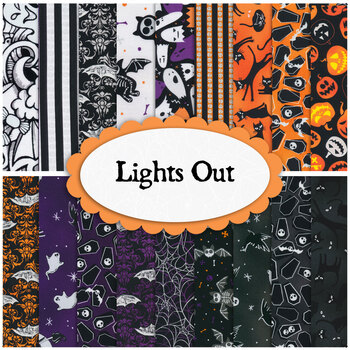 Lights Out  18 FQ Set by Studio RK for Robert Kaufman Fabrics, Image