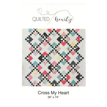 Cross My Heart Pattern - Quilted Heartz, Image