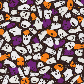 Lights Out 21731-282 SPOOKY by Studio RK for Robert Kaufman Fabrics, Image