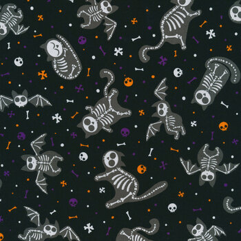 Lights Out 22464-282 SPOOKY by Studio RK for Robert Kaufman Fabrics, Image