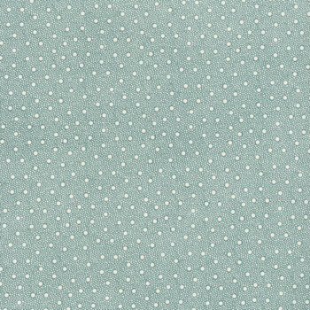 Winter in Snowtown 1225-11 Blue Small Geo Dots by Stacy West for Henry Glass Fabrics, Image