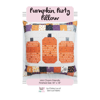 Pumpkin Party Pillow Pattern, Image