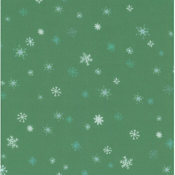 Winter Waddles WWAD5429-G Green by Sally Darby for P&B Textiles, Image