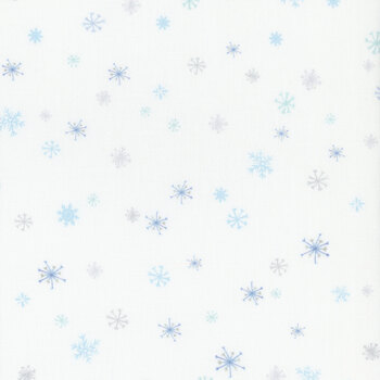 Winter Waddles WWAD5429-W White by Sally Darby for P&B Textiles, Image