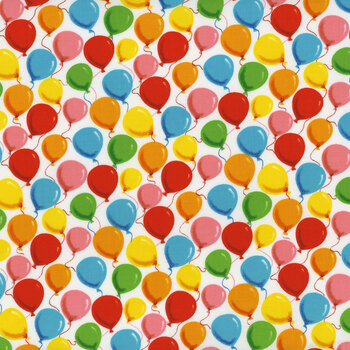 Party Animals 881-04 Balloons by Rob Parkinson for Henry Glass Fabrics, Image