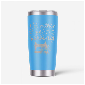 I'd Rather Be Sewing Tumbler, Image