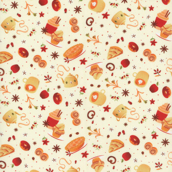 Harvest Minis HMIN-5465-E by Pink Light Studio for P&B Textiles, Image