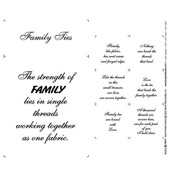 Family Ties Panel - White, Image