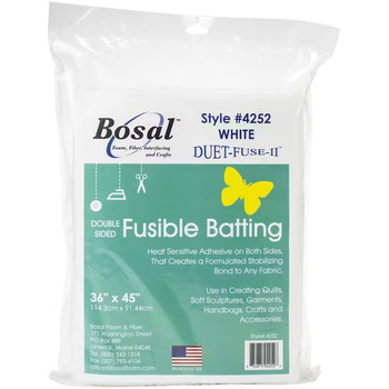 Bosal Duet Fuse II Double Sided Fusible Batting - 36