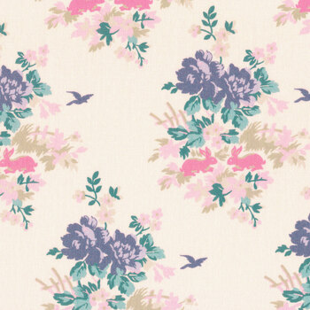 Amelie TW20 Blue by Tanya Whelan Fabrics, Image