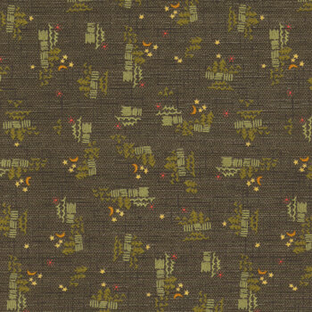 Gift of Grateful Praise 3226-96 Gray by Janet Rae Nesbitt for Henry Glass Fabrics, Image