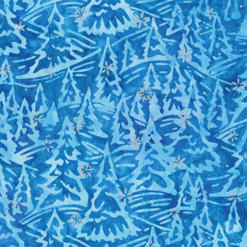 Snowscape 22645-243 Cerulean by Artisan Batiks for Robert Kaufman Fabrics, Image