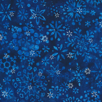 Snowscape 22646-77 Blueberry by Artisan Batiks for Robert Kaufman Fabrics, Image