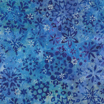 Snowscape 22646-235 Hyacinth by Artisan Batiks for Robert Kaufman Fabrics, Image