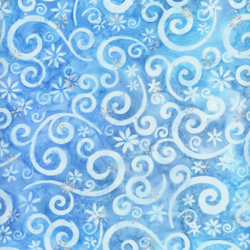 Snowscape 22648-63 Sky by Artisan Batiks for Robert Kaufman Fabrics, Image