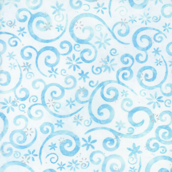 Snowscape 22648-65 Powder by Artisan Batiks for Robert Kaufman Fabrics, Image