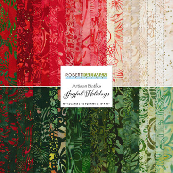 Joyful Holidays  Ten Square by Artisan Batiks for Robert Kaufman Fabrics, Image