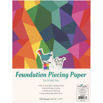 Foundation Piecing Paper by Kristy Lea - 100 Sheets, Image