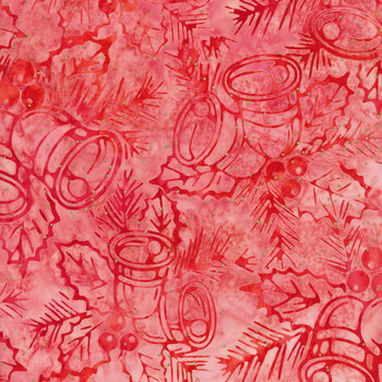 Joyful Holidays 22641-96 Blush by Artisan Batiks for Robert Kaufman Fabrics, Image