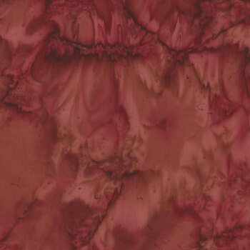 Bali Batiks - Watercolor 1895-568 Red Velvet by Hoffman Fabrics, Image