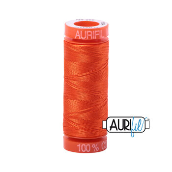 Aurifil 50wt Small Spools - 1104 Neon Orange - 220yd