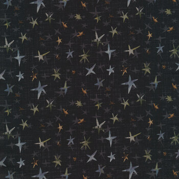 Winter Dreams 90845-99 Stars Black by Bernadett Urbanovics for FIGO Fabrics, Image