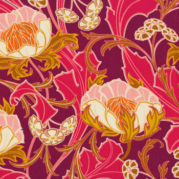 Wild Abandon 90891-28 Wanderlust Plum by Heather Bailey for FIGO Fabrics, Image