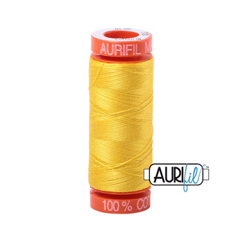 Aurifil 50wt Small Spools - 2120 Canary - 220yd