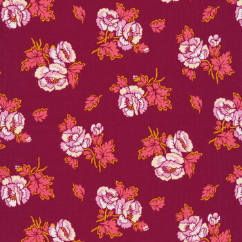 Wild Abandon 90894-86 Unbound Plum by Heather Bailey for FIGO Fabrics, Image